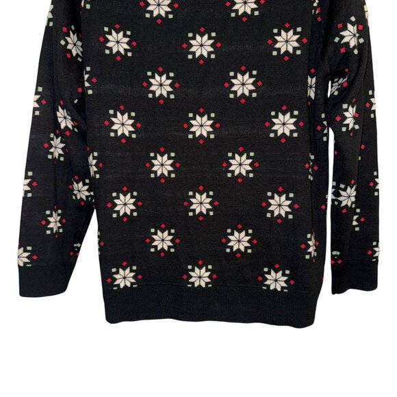 READ Rare Disney Villains Naughty List Sweater Womens XL Christmas Holiday Black - Picture 8 of 10